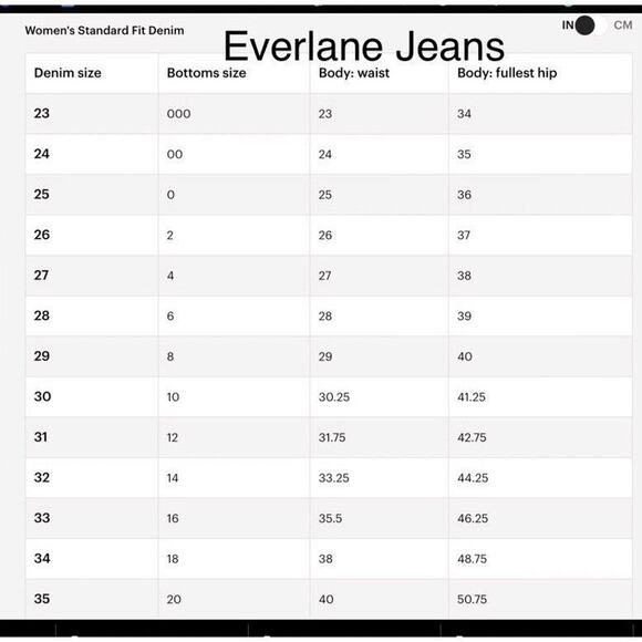 NWT Everlane The Curvy Cheeky Stretch Jean High Rise Straight Leg 28 / 6 Ecru - Picture 11 of 14